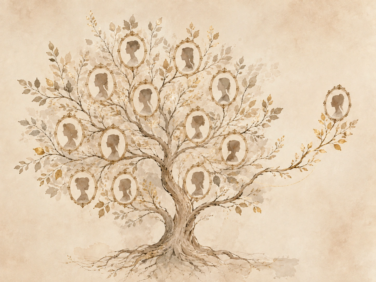 Familienbaum als Bild für familiäre Prägungen und Muster